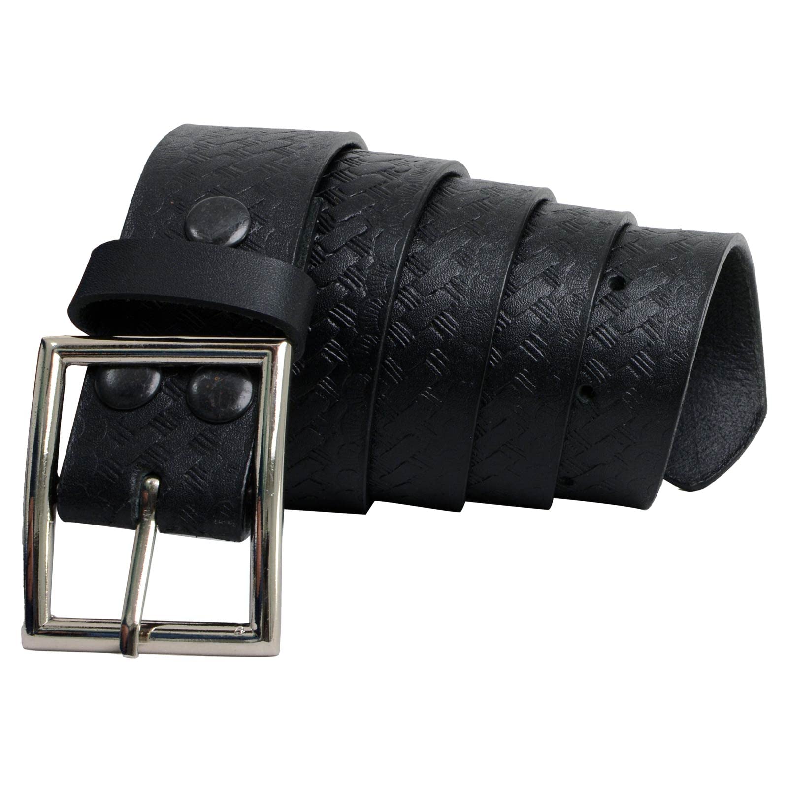 Milwaukee Leather Men's Interchangeable Buckle Leather Belts