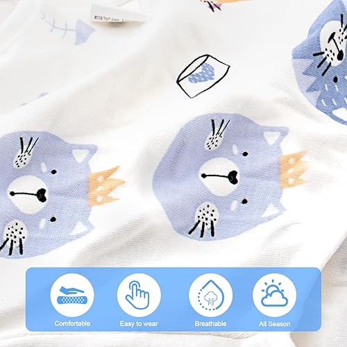 Miniatura 7 de Traje de recuperación de gato para mujer, mameluco transpirable para gatos después de una cirugía para heridas abdominales o enfermedades de la