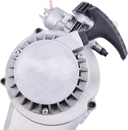 Miniatura 9 de Mini motor de 47 cc y 49 cc, motor de arranque de 2 tiempos, motor de arranque de un solo cilindro, kit completo de motor refrigerado por aire, para
