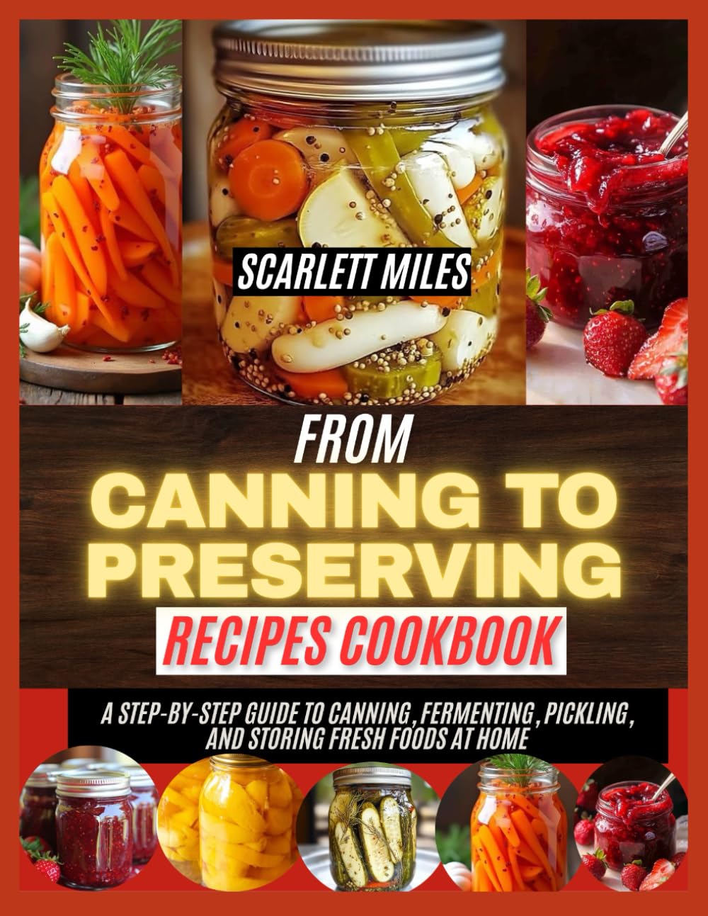 FROM CANNING TO PRESERVING RECIPES COOKBOOK: A step by step guide to canning,fermenting, pickling, and storing fresh foods at home