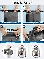 Vista 8 de HEETA Báscula de pescado con pantalla LCD retroiluminada incluida con bolsa seca impermeable para mujeres y hombres