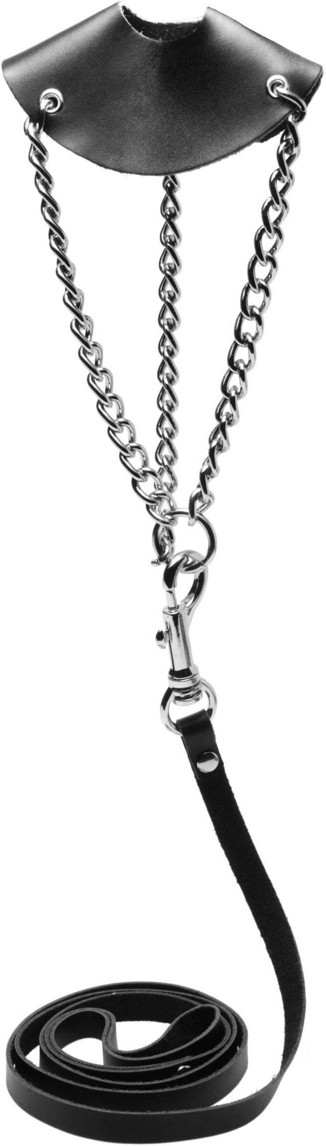 by The Balls – Leather Ball Stretcher Kit with Leash | Adjustable CBT Dildo Accessory for Scrotum Stretch Play