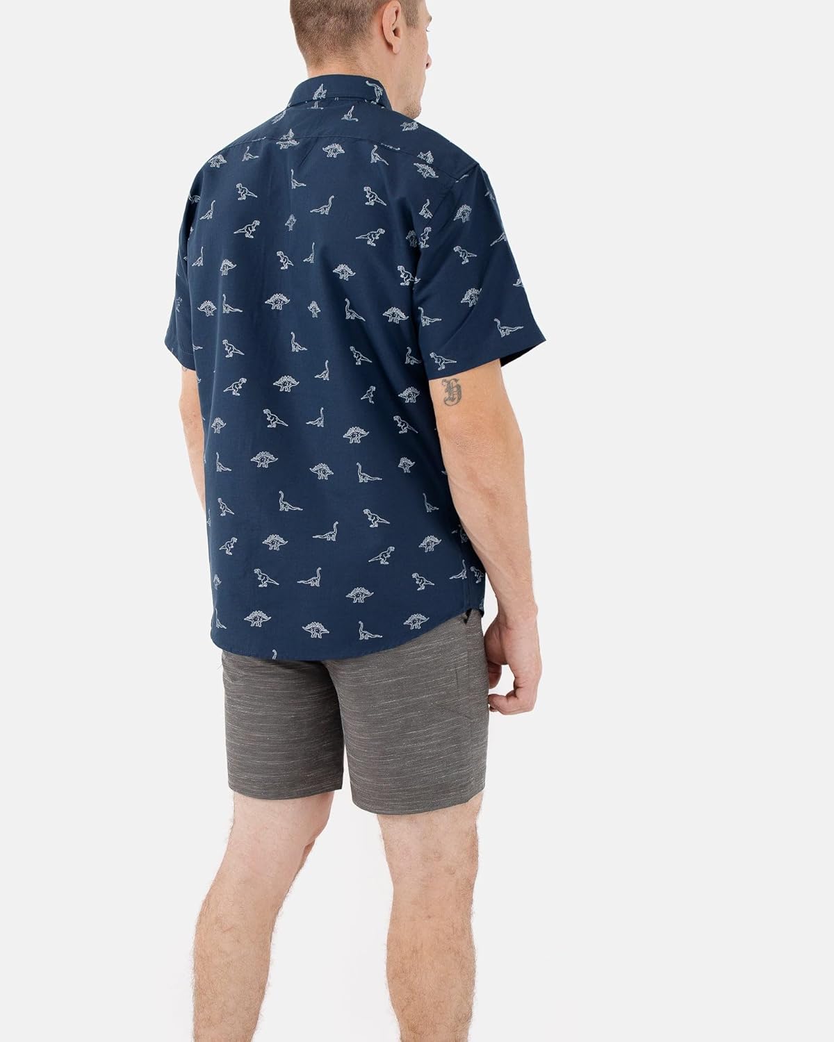 Men’s Short Sleeve Button Down Novelty Print Shirts – Casual Collared Summer Vacation Shirts for Men – Big & Tall Sizes S–4XL - Image 4