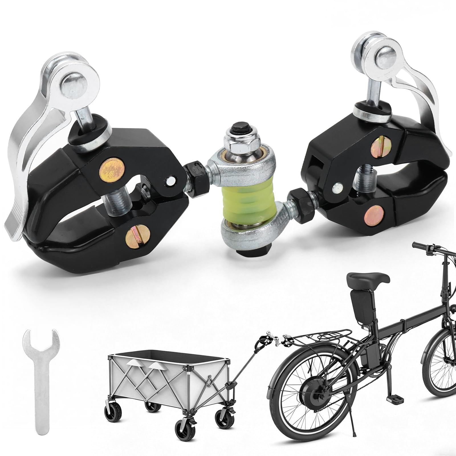NCTNCX Fahrrad Anhängerkupplung Kompatibel mit 10-45mm Fahrradsattelstützen