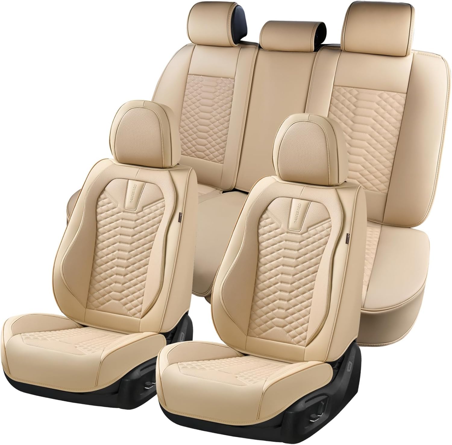 Coverado Car Seat Covers Full Set, Nappa Leather Philippines Ubuy