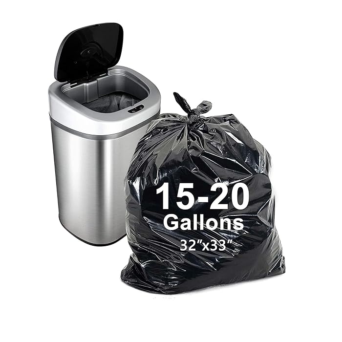 Buy 20 Gallon Trash Bags,AYOTEE 25 Count Bulk(32‘’x33‘’) Large High