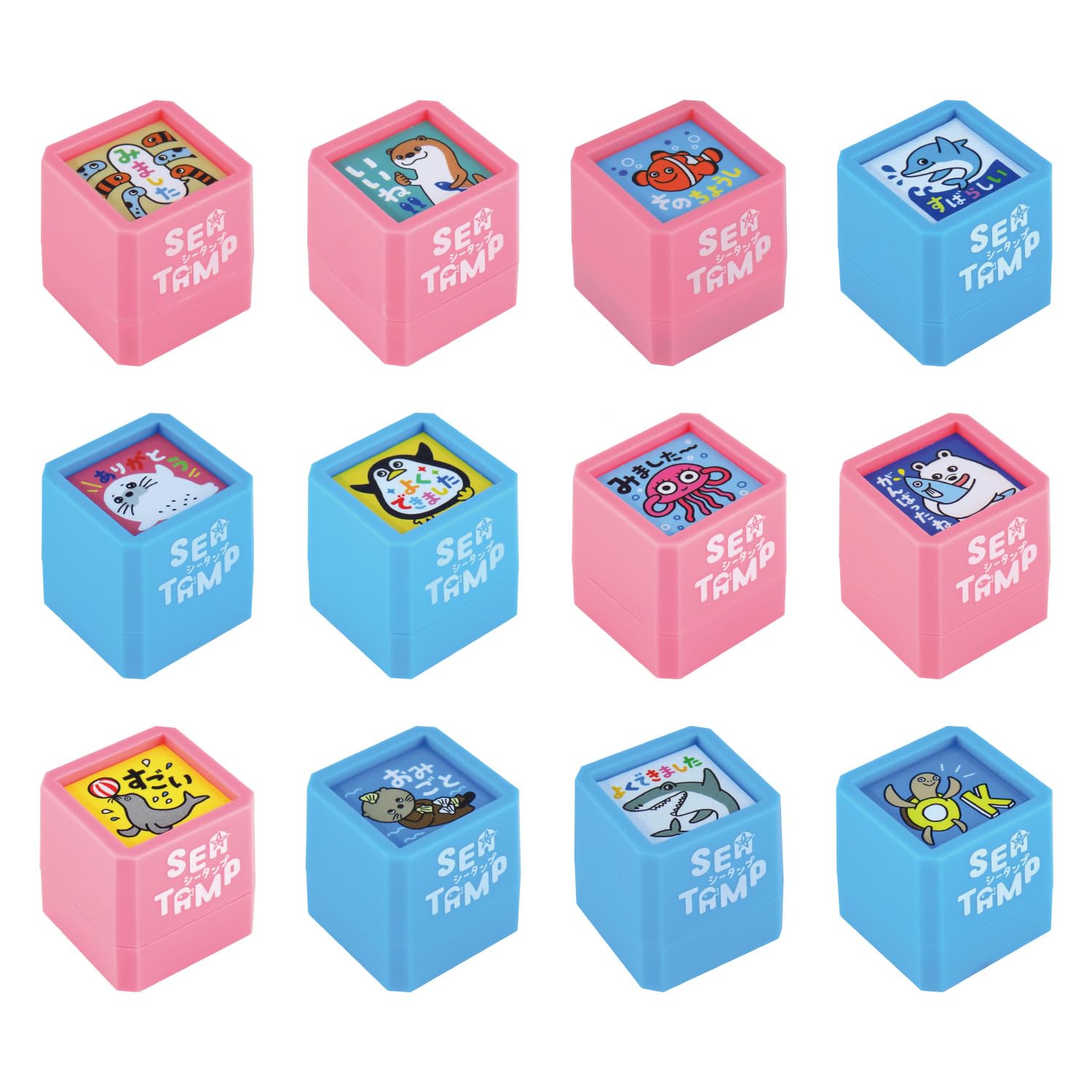 Amazon.co.jp: タイヨートマー 海の生き物 スタンプ 浸透印 シータンプ