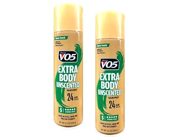 Alberto VO5 Crystal Clear Hairspray, Unscented 8.5 oz (Pack of 2)