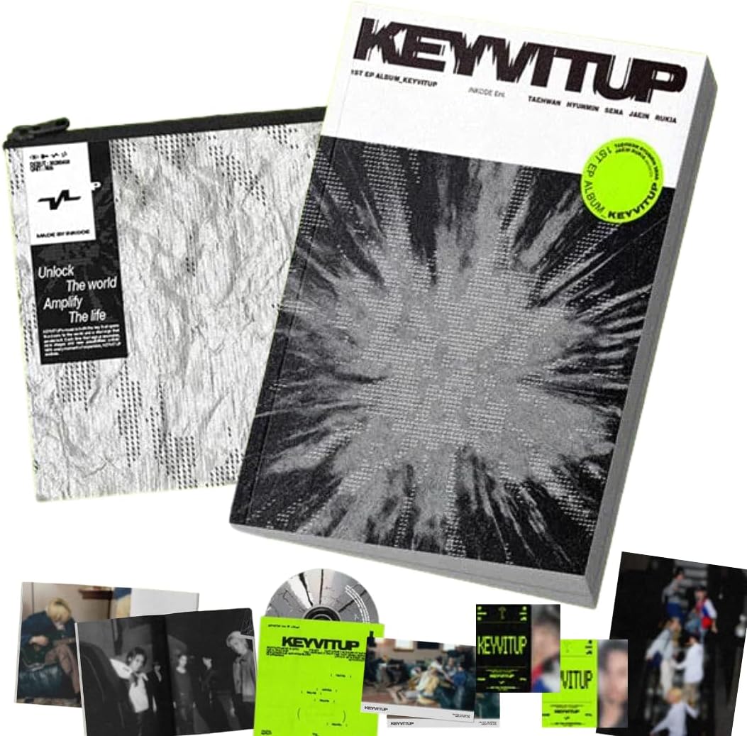 KEYVITUP 1st EP Album KEYVITUP [LEGENDARY Ver.] Photobook + CD + 2Photocard + Sticker + Postcard + Outcase Pouch + Mini Poster (Best One)