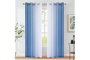 Chiffon Sheer Ombre Curtains: Enhance Your Living Space with Style and Elegance