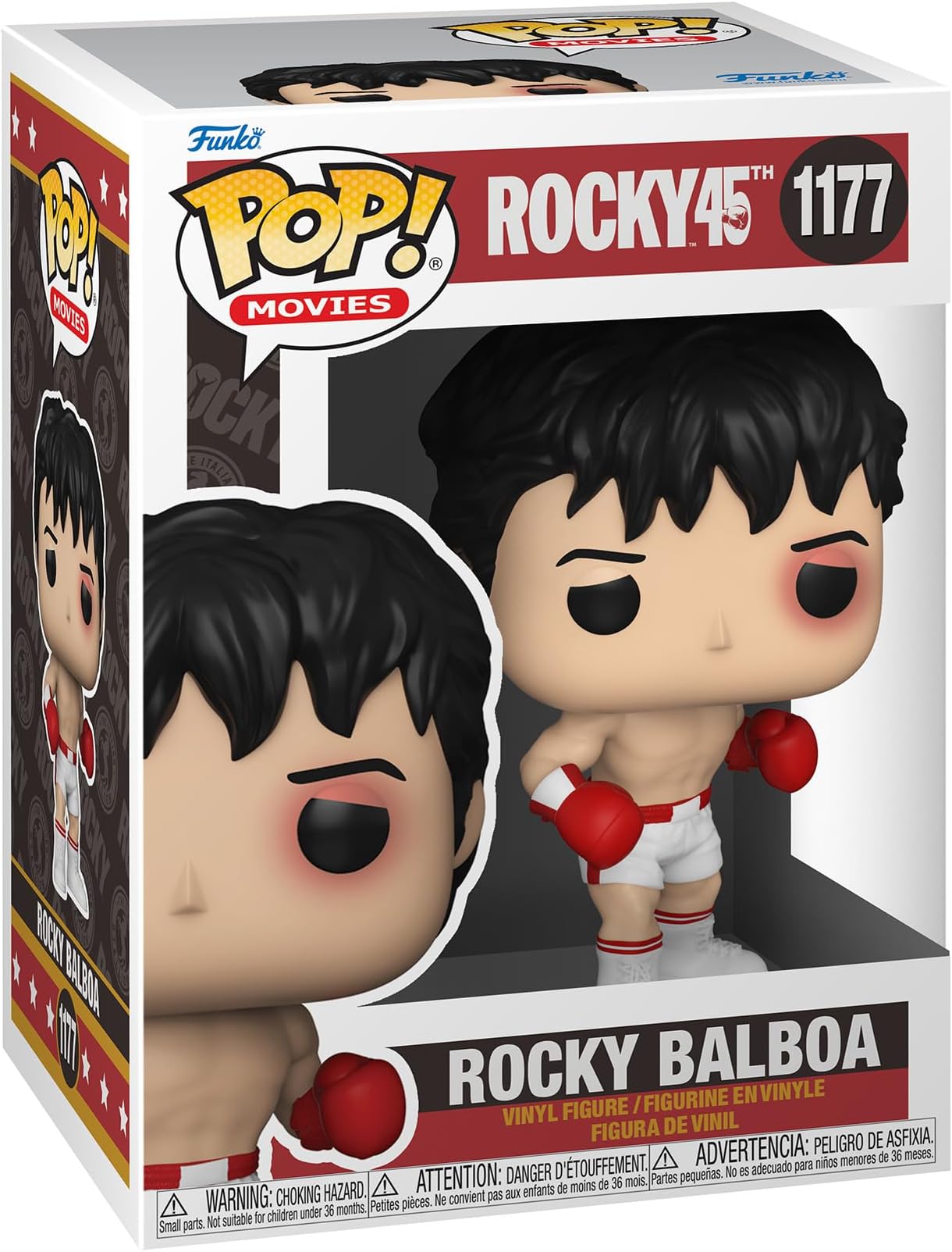 Pop! Movies: Rocky 45th - Rocky Balboa - Amazon Exclusive - Collectable Vinyl Figure - Gift Idea - Official Merchandise - Toys for Kids & Adults - Movies Fans - Model Figure for Collectors