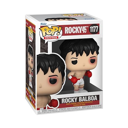 Pop Movies: Rocky 45Th Anniversary - Rocky Balboa, Multicolor, Standard, (59252)