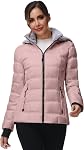 ANOTHER CHOICE Veste Hiver Down pour Femme, Vestes d'hiver chaude pour Femme avec Hood