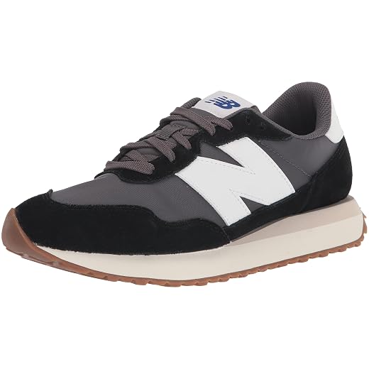 New Balance Men's 237 V1 Sneaker, Black/Magnet/Gum, 9