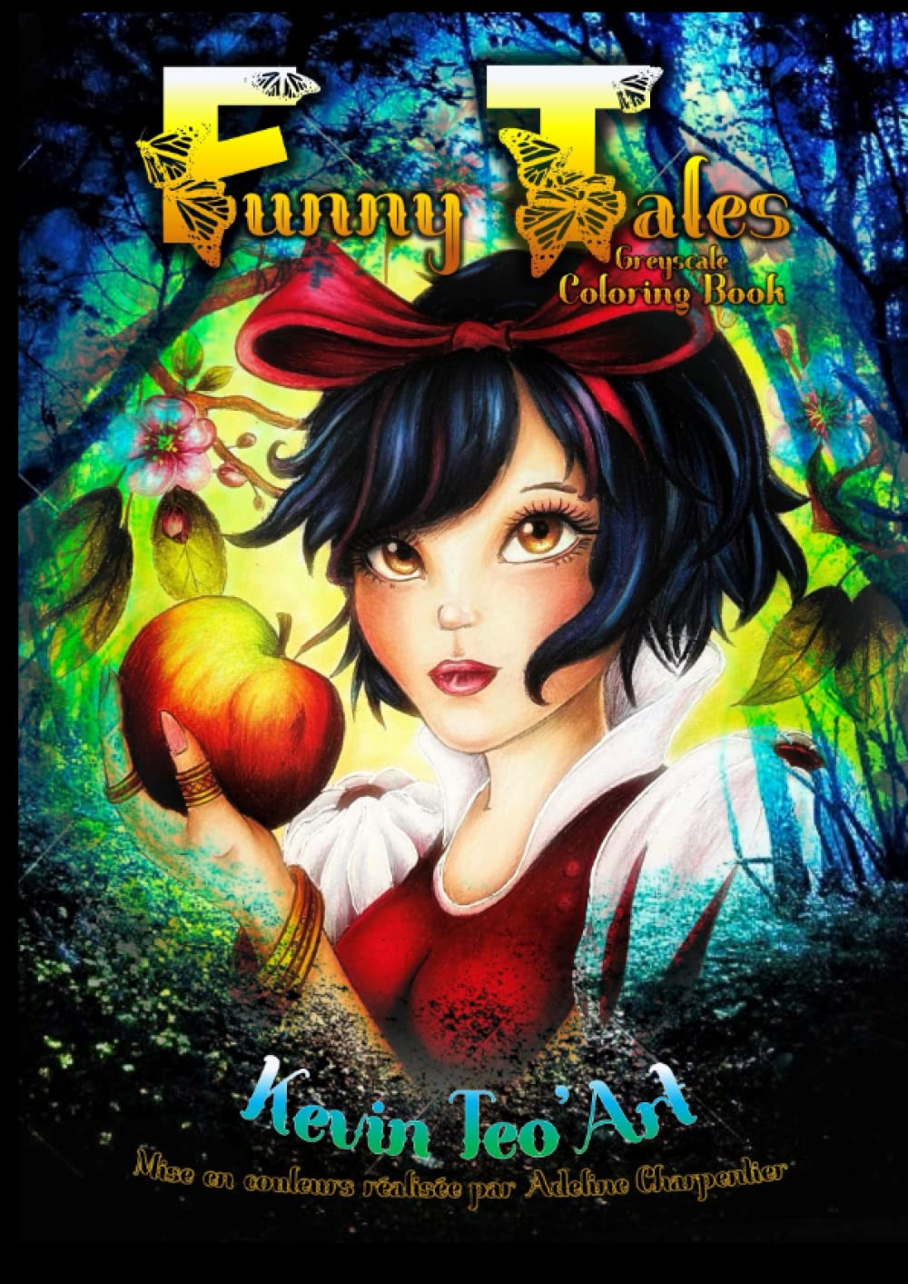 Funny Tales: Greyscale Coloring Book