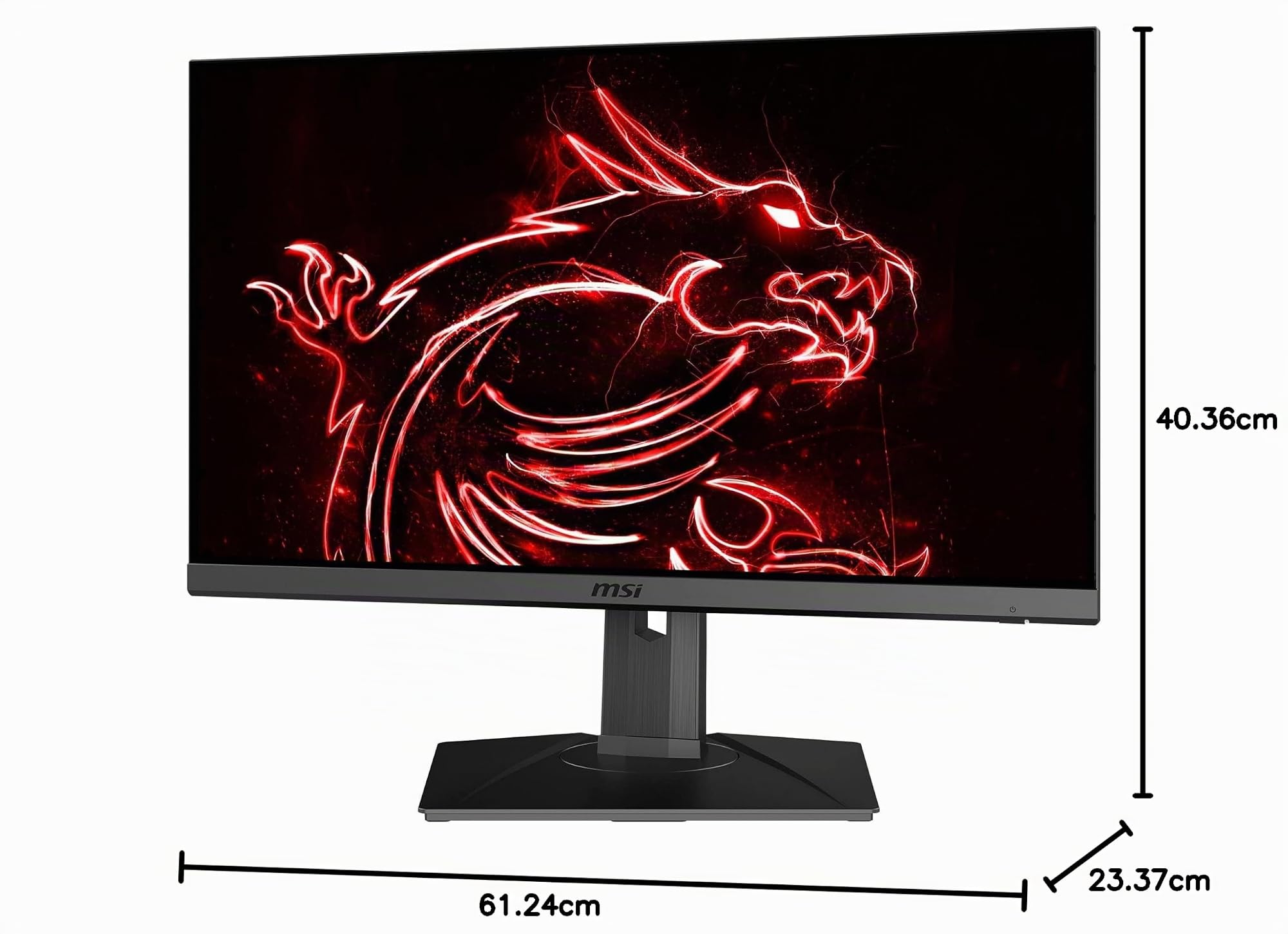 msi Optix MAG275R - Monitor Esports Gaming 27" FHD - Pannello IPS 1920 x 1080, 144 Hz / 1ms, FreeSync Premium, Mystic Light, supporto regolabile/VESA - Display Port 1.2a & HDMI 1.4