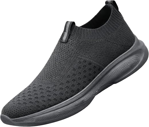 Kraasa Trial Running Shoes with Lightweight Memory Insole | Breathable, Anti-Skid Knit Sneaker, Walking &amp; Gym Shoes