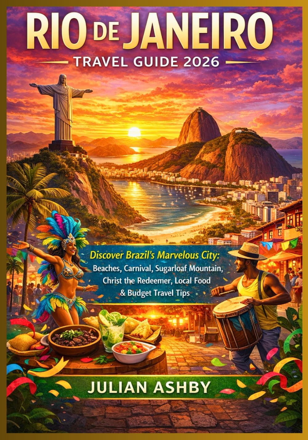 Rio de Janeiro Travel Guide 2026: Discover Brazil’s Marvelous City: Beaches, Carnival, Sugarloaf Mountain,Christ the Redeemer, Local Food & Budget Travel Tips