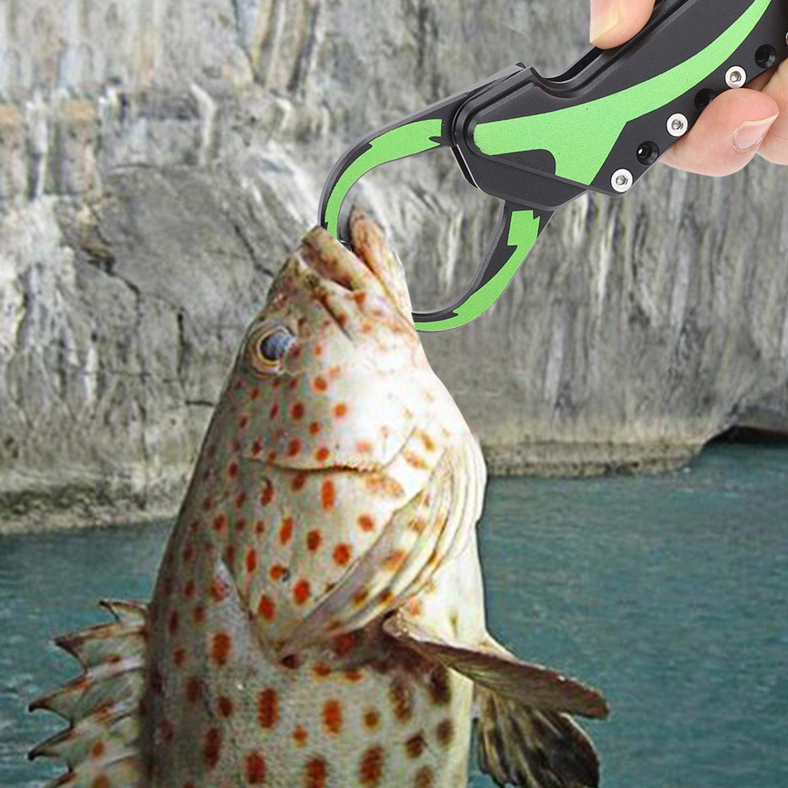 Pinza Per Labbro Di Pesce In Alluminio - Portata 80kg, Con Cordino E Impugnatura Ergonomica - Foto 6