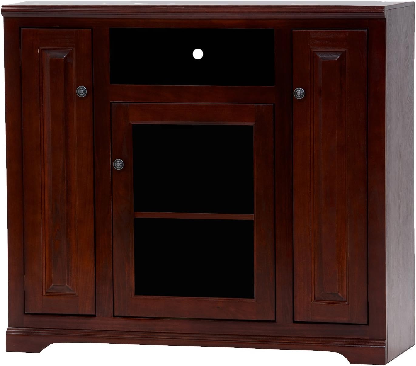 American Heartland Poplar Tall TV Stand in European Cherry
