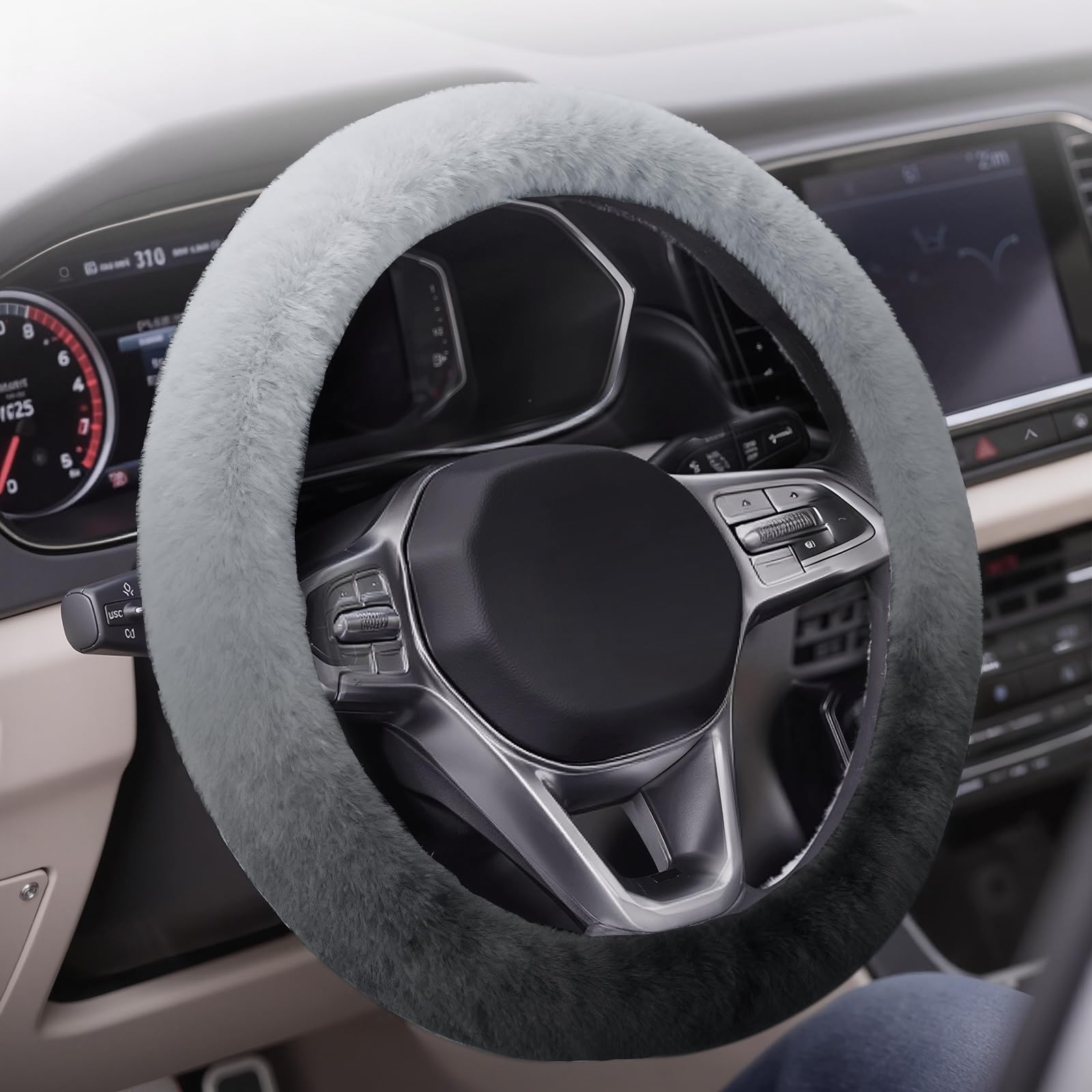 Coverado Fluffy Steering Wheel Cover