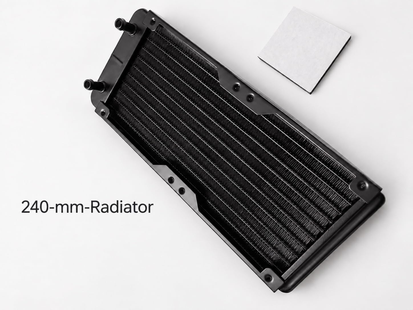 Freeze. DIY Custom Wasserkühlungs-Set 3 für PC, 240 mm Radiator, CPU- und GPU-Wasserblock, 2 Lüfter, Premium-Pumpe, Ausgleichsbehälter und Soft-Tubes
