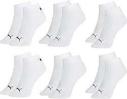 Kit 6 Pares Meia Puma Cano Curto Soquete Academia Everyday Esportiva Masculino Adulto Original