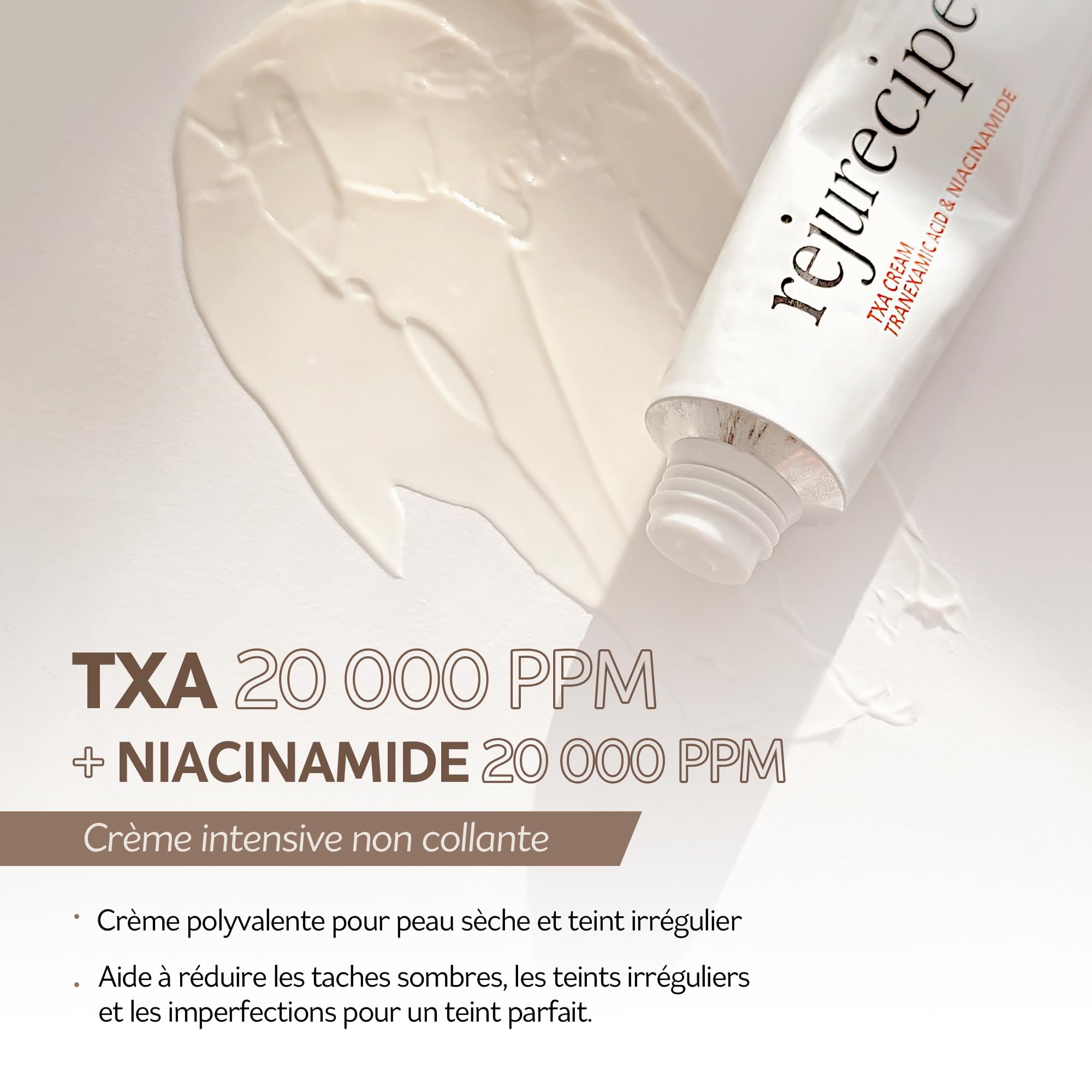 PESTLO PESTLE + ROAD Crème TXA Rejurecipe 1,01 fl.oz 30 ml | Crème anti-taches de rousseur, réduit les taches brunes, affine le teint irrégulier, hydrate, acide tranexamique, niaciamide