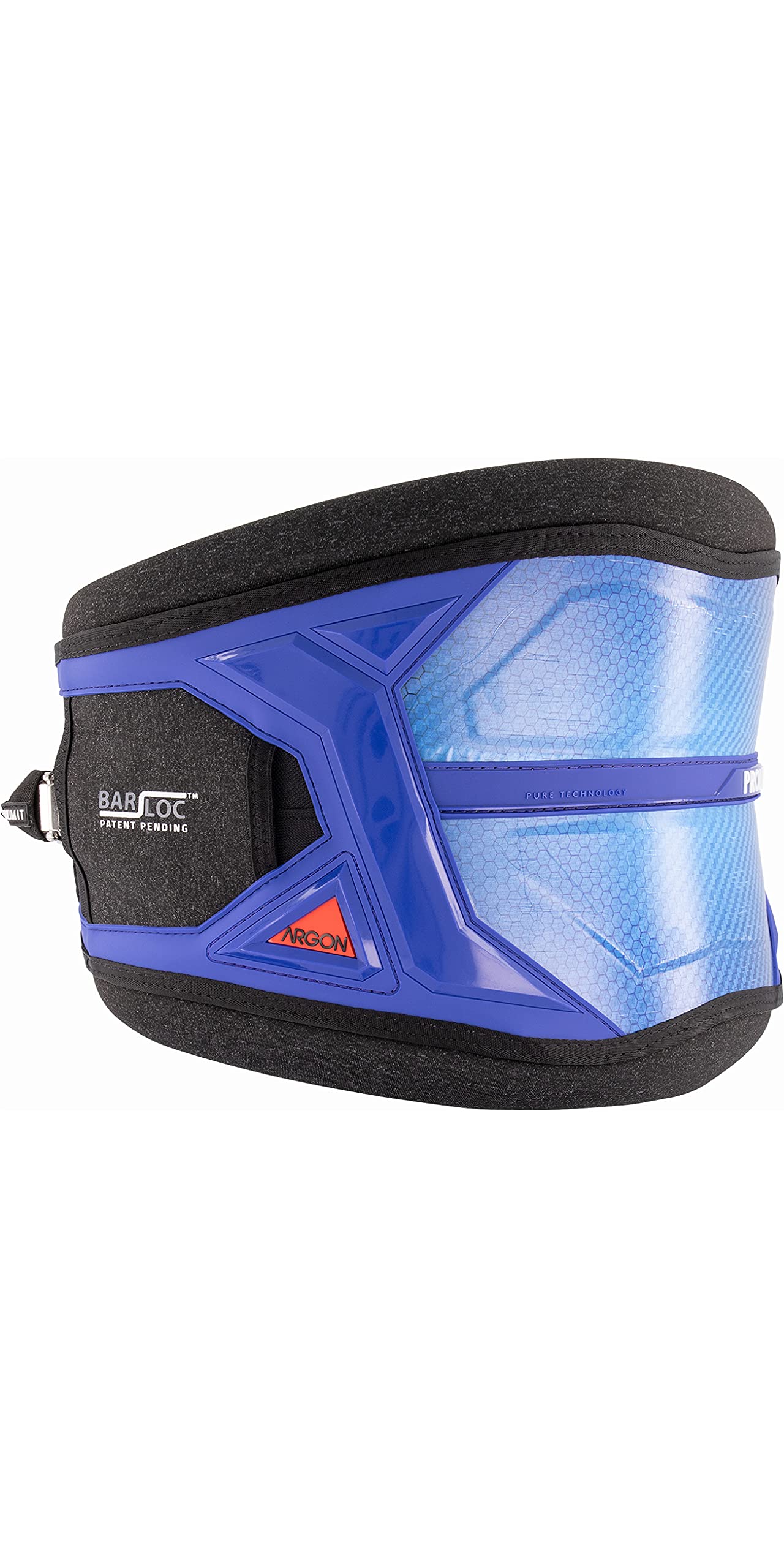 Prolimit Herren Argon Barloc Windsurf Harness - Ocean Blue - HARDBACK Low Profile - Hüftgurt
