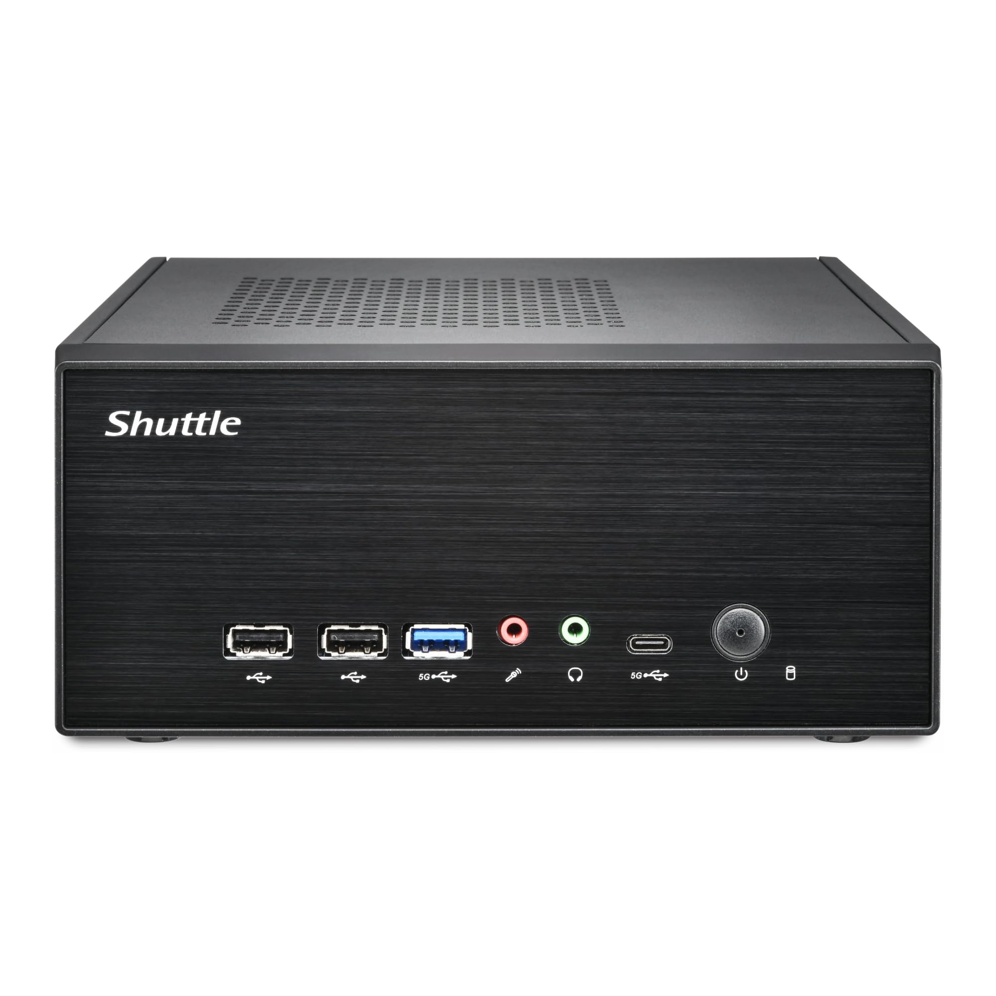 Shuttle XPC Slim Barebone XB860G2・S1851・Intel H860・1xDP・2xHDMI・2 PCIe Slots (1x 16X & 1x X1), (XB860G2)