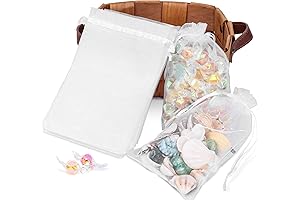VGOODALL 120PCS Organza Bags with Drawstring