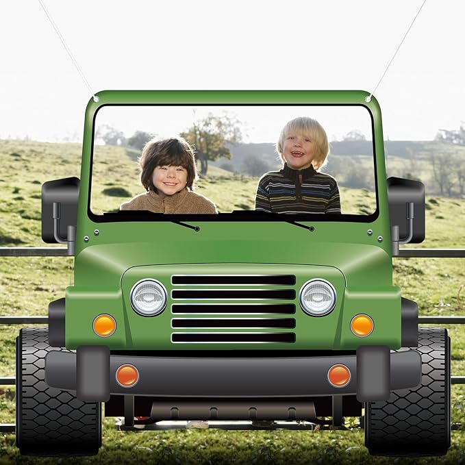 Fondo Fotográfico Safari Jeep 63x54 pulgadas miniatura 4