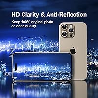 Vista 260 de Misea [3+1] for iPhone 14 Pro/iPhone 14 Pro Max Camera Lens Protector Bling, 9H Tempered Glass Camera Cover Screen Protector Metal Individual Ring