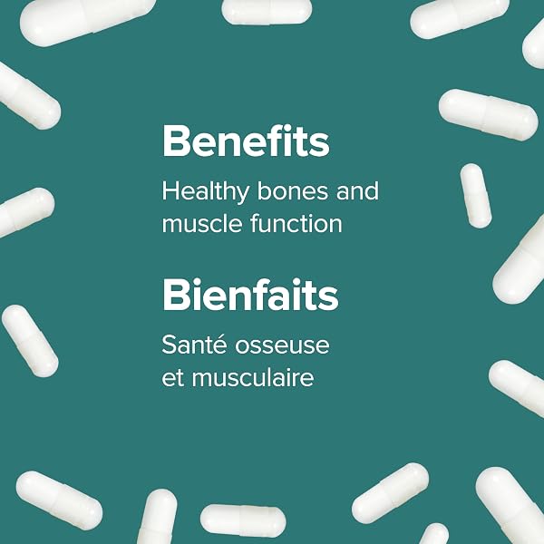 Webber Naturals Webber Naturals Magnesium Bisglycinate 200 mg, 60 Capsules, Supports Bone and Muscle Functions, Vegan 60 count (Pack of 1) in use