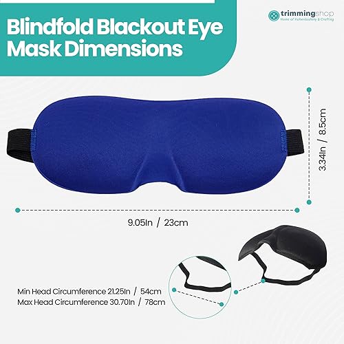 Miniatura 2 de Máscara de ojos contorneada 3D para dormir, máscara de lujo para dormir con correa ajustable, suave y cómoda máscara de ojos nocturnos para hombres