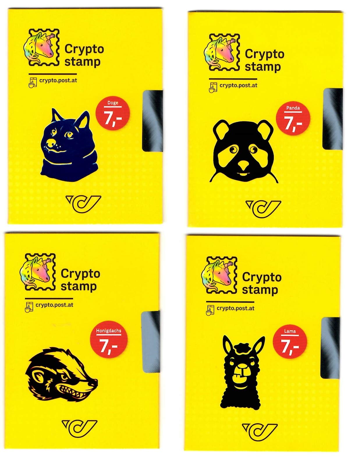 Österreichische Post Crypto Stamp 2.0 - unopened and sealed (complete set)  : Amazon.nl: Stationery & Office Supplies