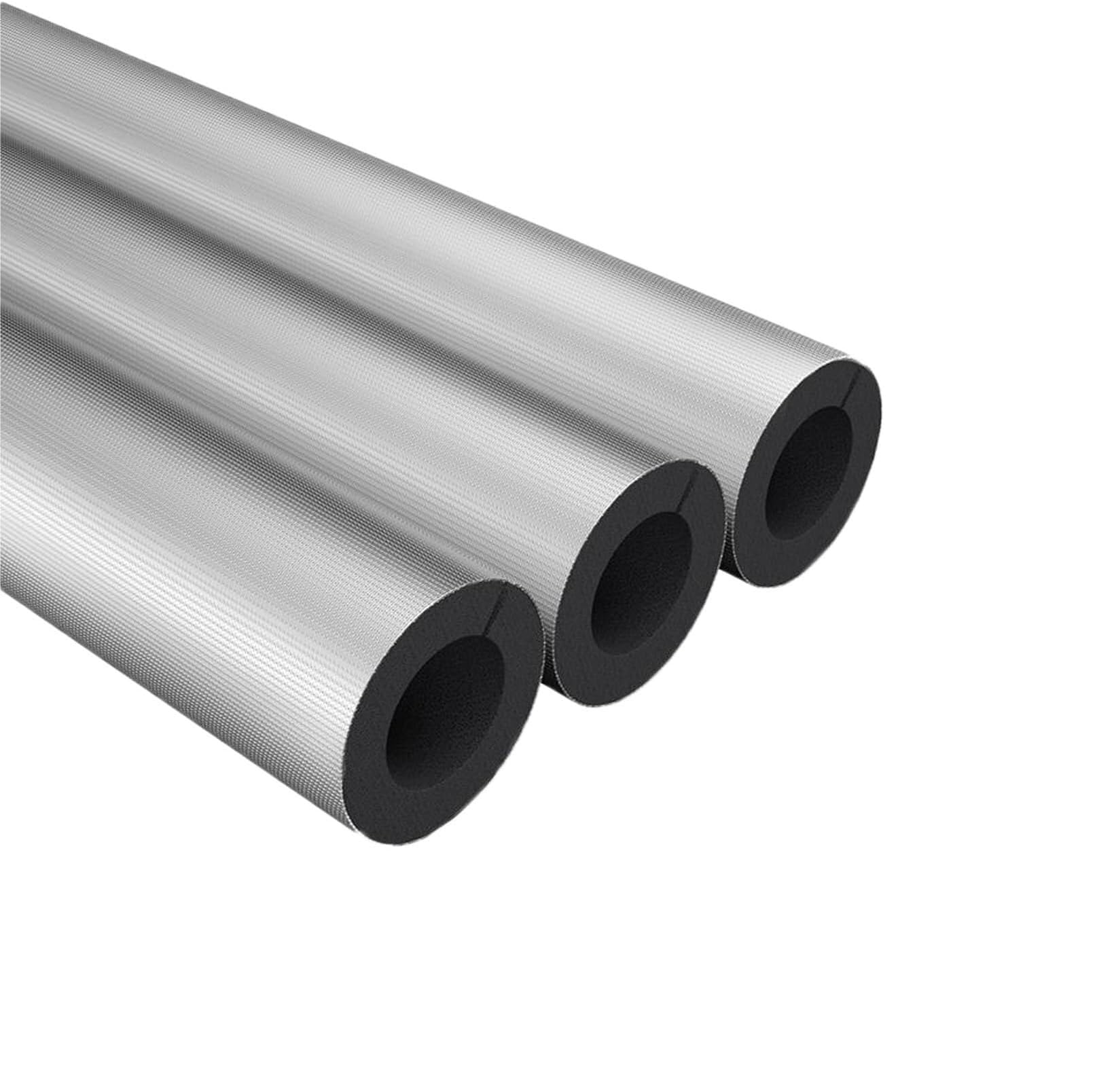 Envoltura aislante de tuberías de espuma autoadhesiva-tubo con respaldo de lámina gruesa de 3/8 "4/7" 3/4 "1-1/5", 1 Uds.(ID 3-1/2"xT 1-1/5")