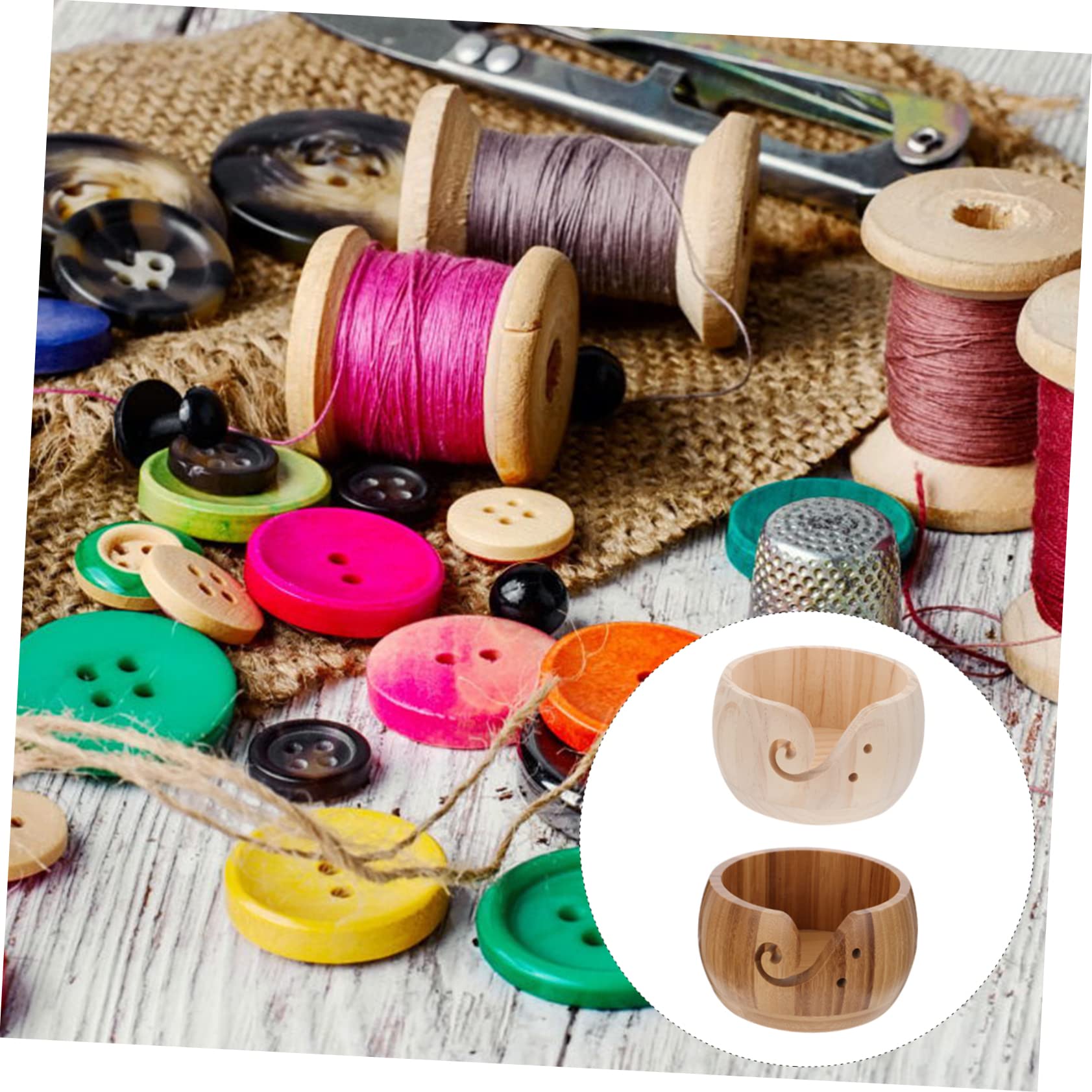 Ciotola per Filati Organizer per Uncinetto Ciotola per Maglia Accessorio per Lana Contenitore per Uncinetto
