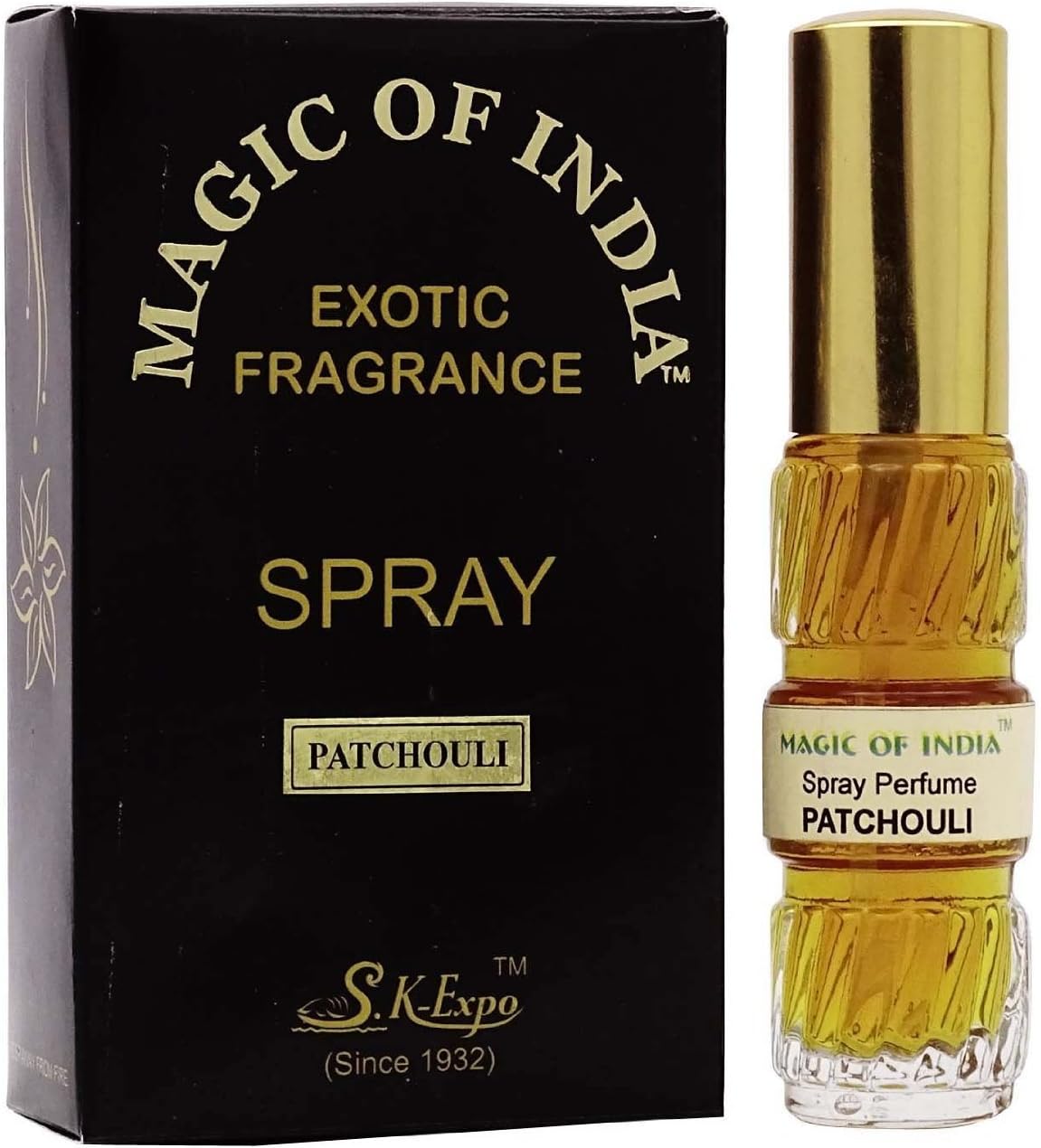 Magic Of India Patchouli Natural Exotic Fragrance Perfume Spray - 20 ml