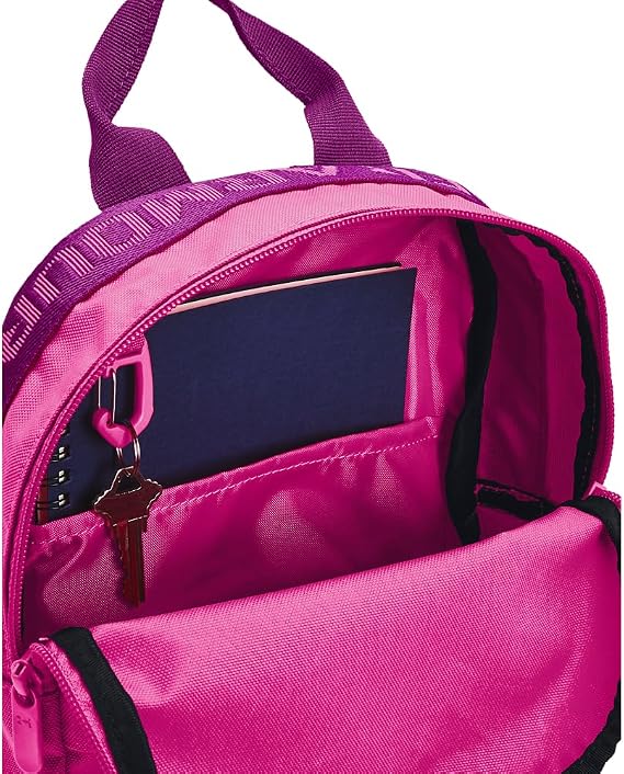 Under Armour unisex-adult Loudon Mini BackpackDISC, (652) Rebel Pink/Mystic Magenta/Rebel Pink, One Size