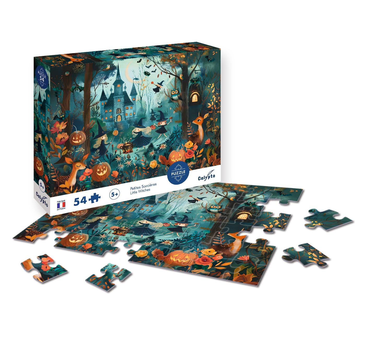 Sentosphère Calypto Little Witches Jigsaw Puzzle - 54 pieces