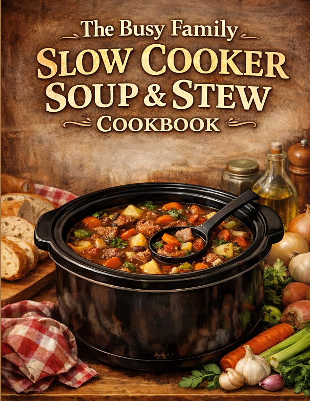 The Busy Family Slow Cooker Soup & Stew Cookbook: Weeknight Comfort with Minimal Prep and Maximum Flavor