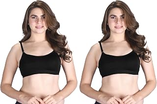 Venus Wire Free Slip on Moulded Sports Bra with Adjustable Strap Price In India