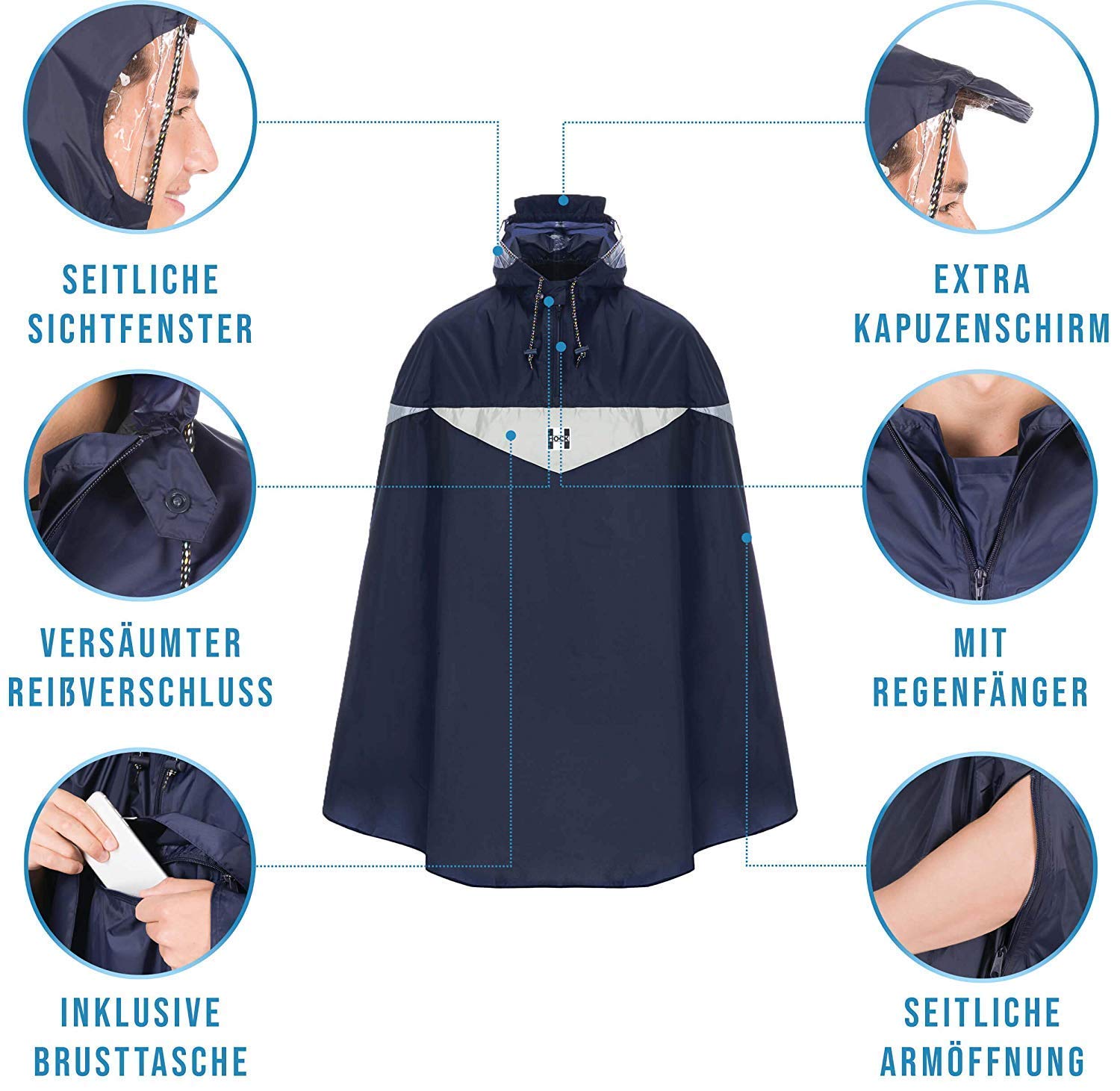 HOCK Super Praktiko Radponcho, 30% Descuento, porque Minadesign Un defecto óptico