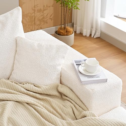 Miniatura 5 de Sofá modular en forma de L para sala de estar, sofá modular sin hueso de gran tamaño con tela de pana, cómodo sofá cama con diván para apartamento y