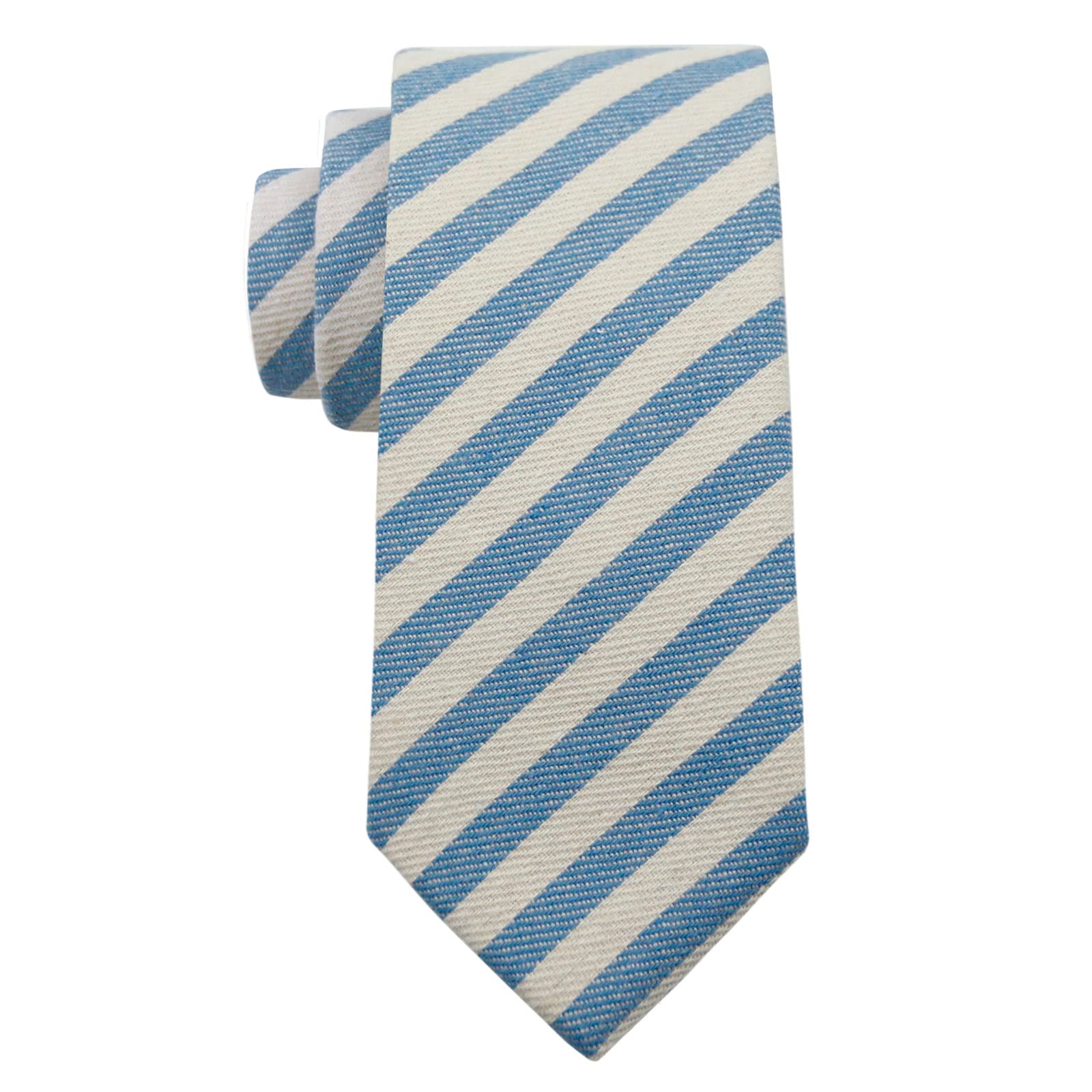 Mantieqingway2.56'' Cotton Ties for Men, Mens Stripe Plaid Neckties for Business College Wedding Birthday/Valentine's