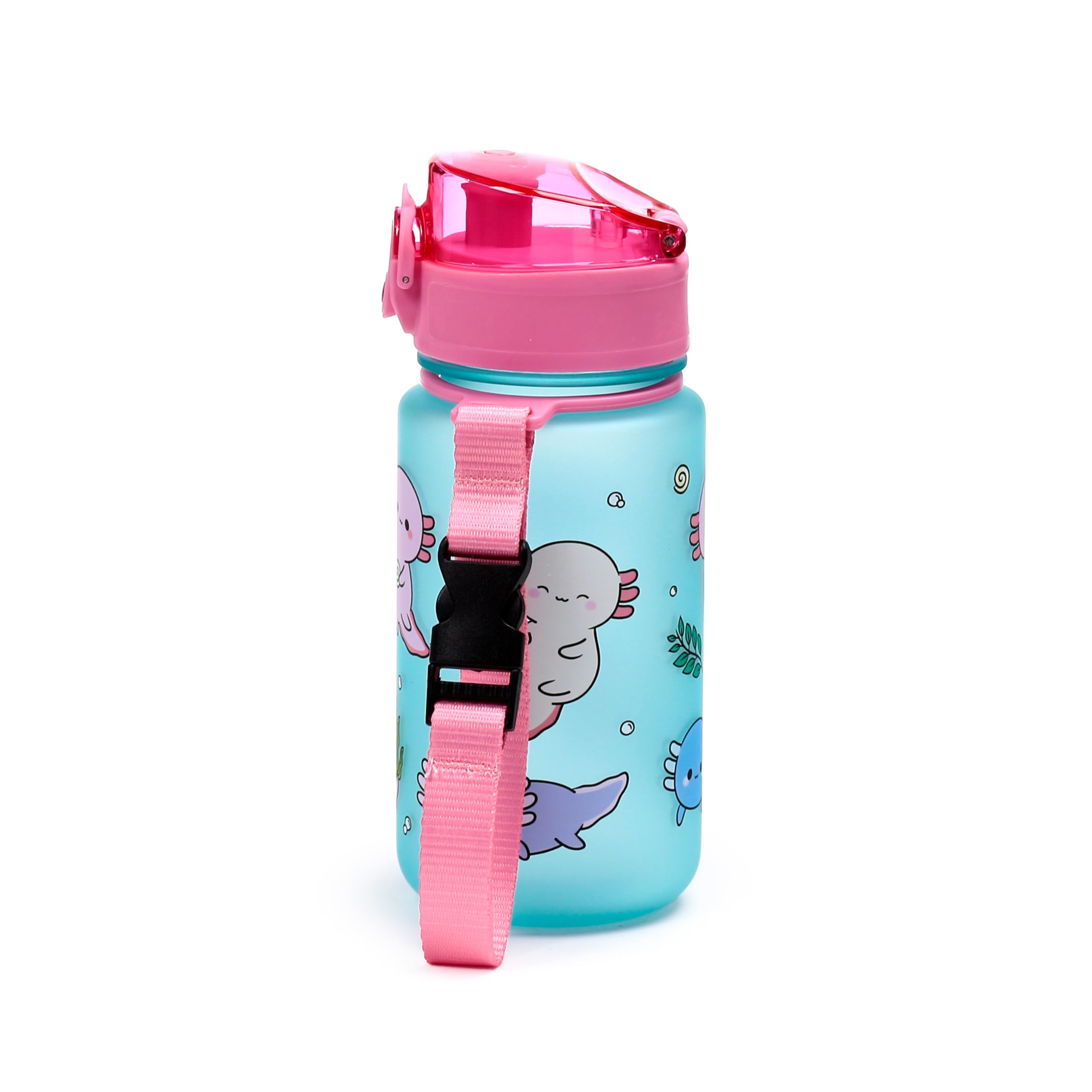 Puckator Gourde invisible pour enfants 350 ml - Axolotl - Animaux doux ADORAMALS