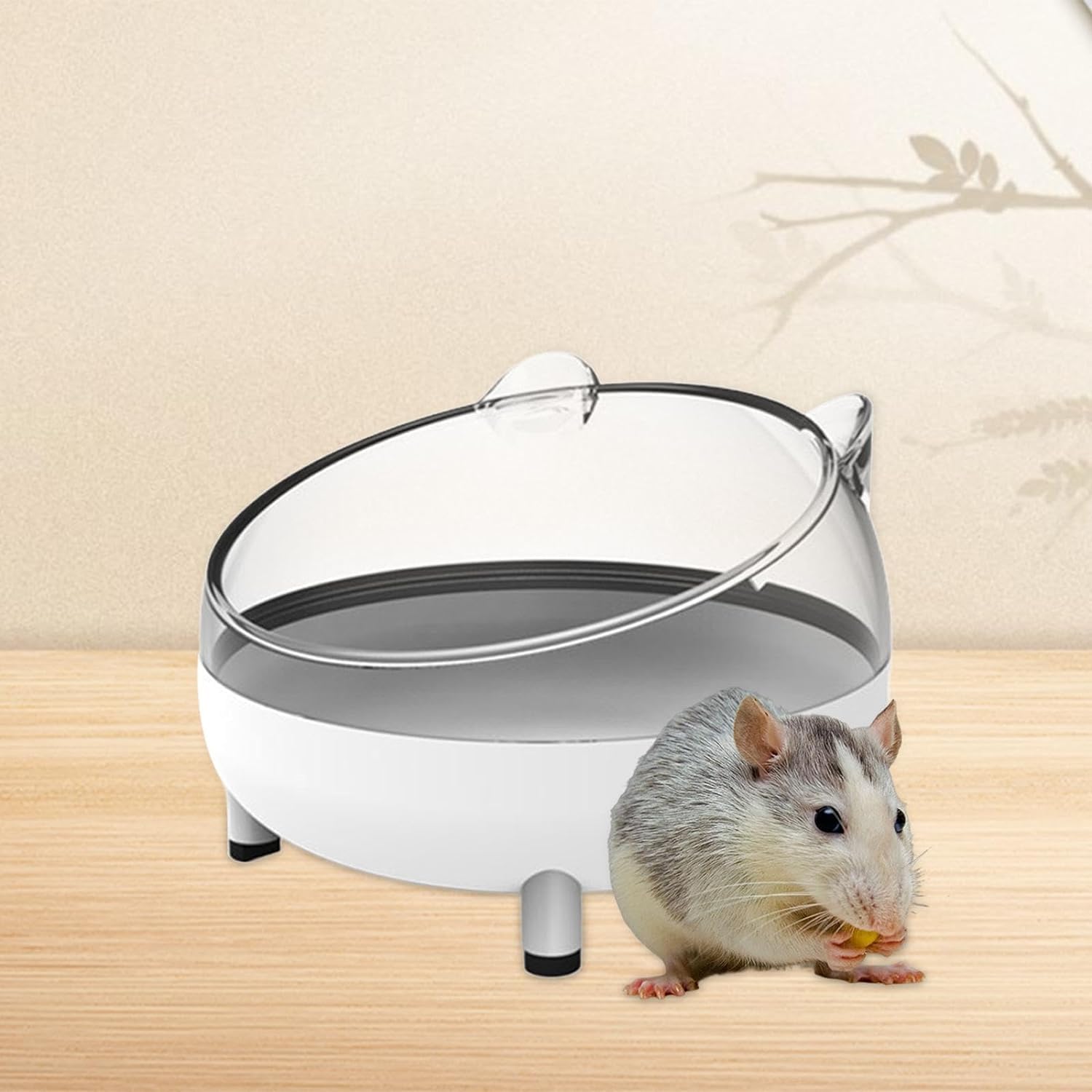 MAHVIW Hamster Sand Bath Container - Chinchilla Sand Bath Container | Small Animal Clear Sand Bath Box, Transparent Habitat for Hamster Cage Accessories (B0D5VJX91R) Amazon Price History, Amazon Price Tracker