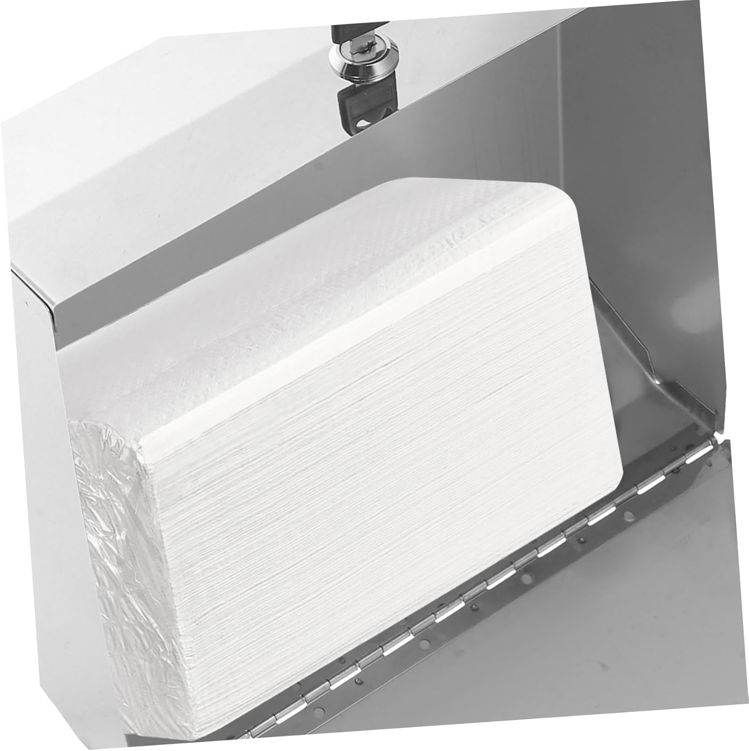 Commercial Paper Towel Dispenser Tissue Holder for Bathroom Kitchen Wall Mount Design for Quick Replacement Elegant Finish for Public Home Use