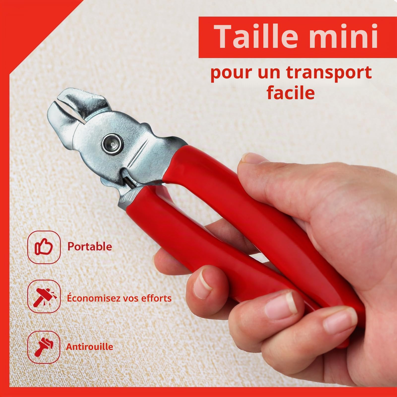 LEONTOOL Kit de 500 pinces à anneaux de porc, anneaux de porc de 1,9 cm, 1,2 cm, 3/8" avec pince à anneau de porc coudée, kit d'installation professionnel pour cages d'animaux domestiques, clôtures,